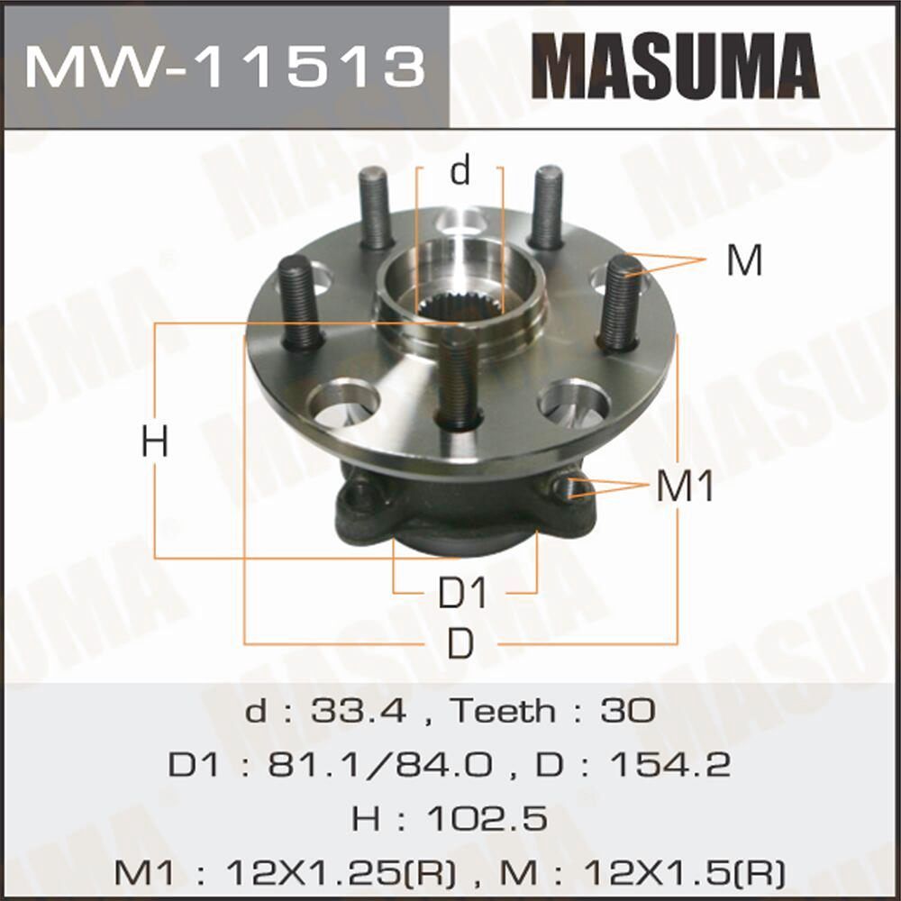 Masuma MW11513 Lexus; Toyota